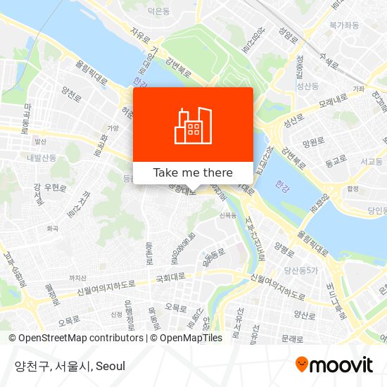 양천구, 서울시 map