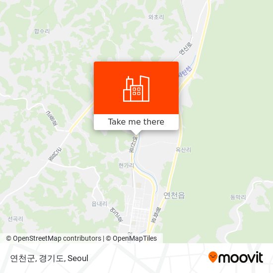 연천군, 경기도 map