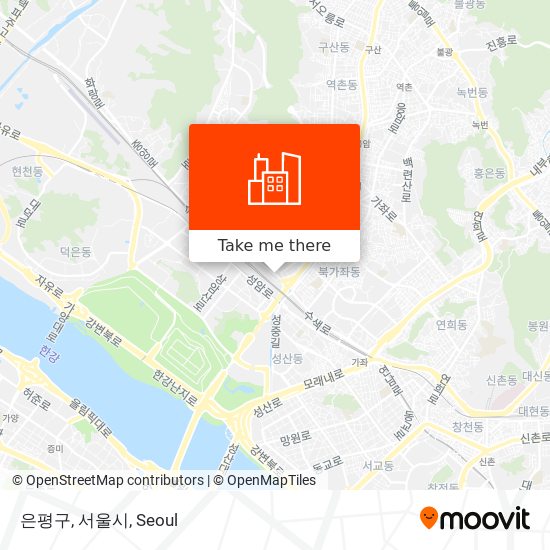 은평구, 서울시 map