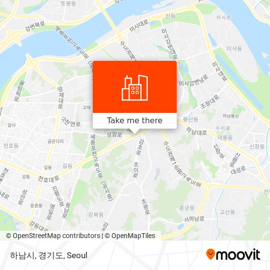 하남시, 경기도 map