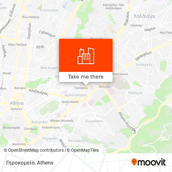 Γηροκομείο map