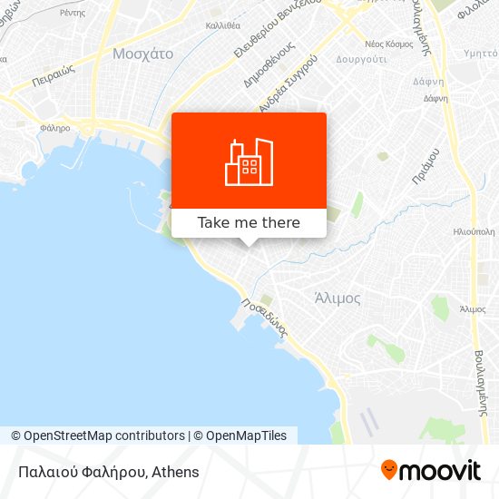 Παλαιού Φαλήρου map