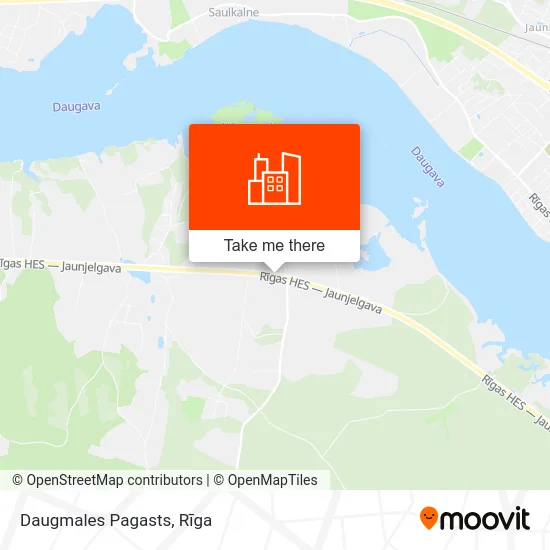 Daugmales Pagasts map