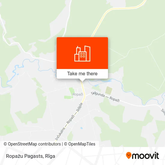 Карта Ropažu Pagasts