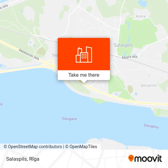 Карта Salaspils