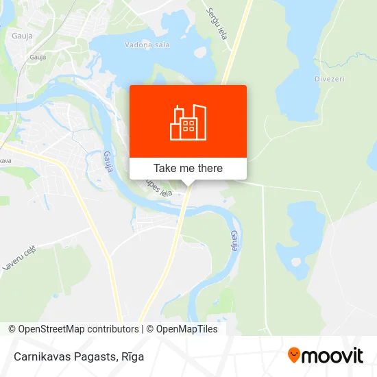 Карта Carnikavas Pagasts