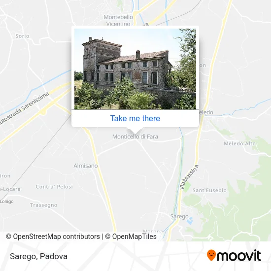 Sarego map