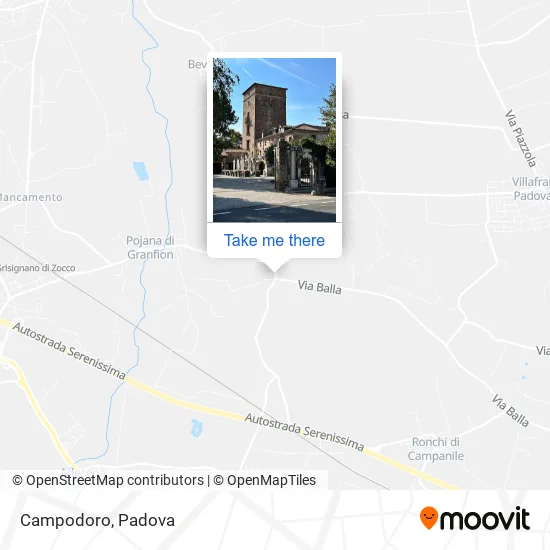 Campodoro map