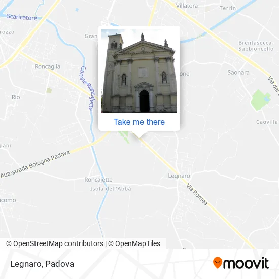 Legnaro map