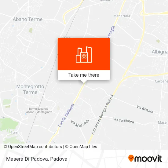 Maserà Di Padova map