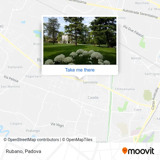 Rubano map