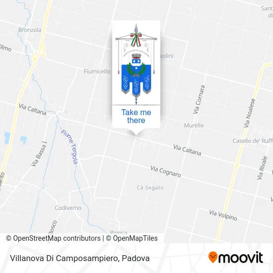 Villanova Di Camposampiero map