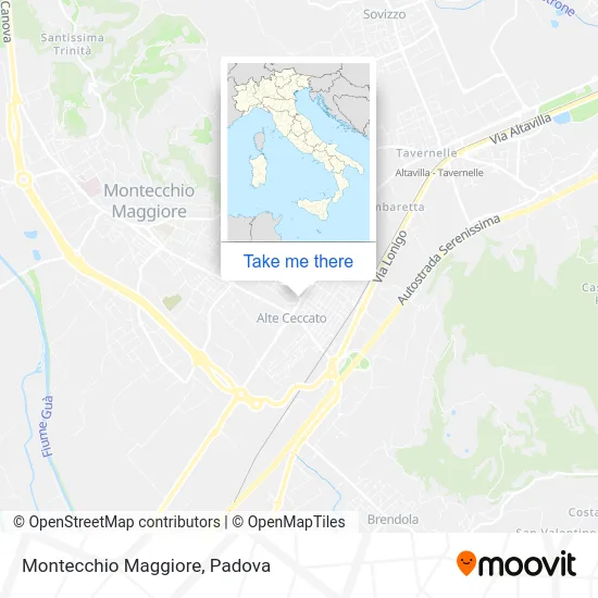 Montecchio Maggiore map