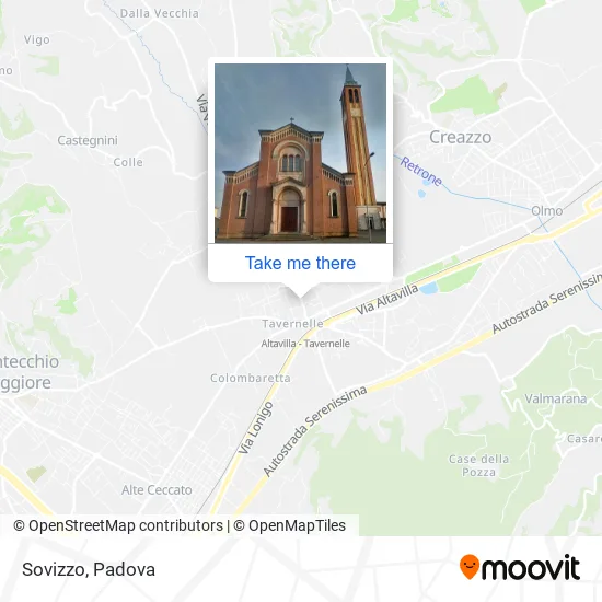 Sovizzo map