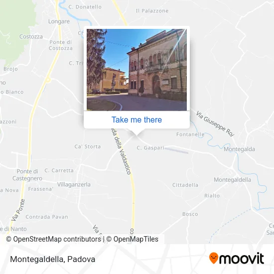 Montegaldella map