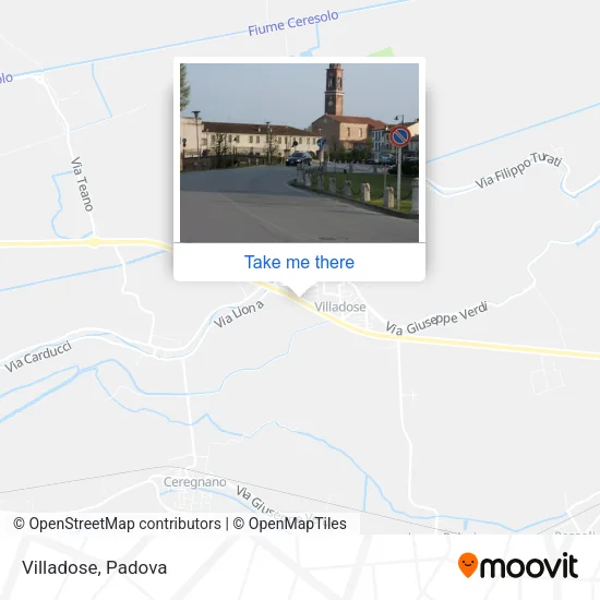 Villadose map