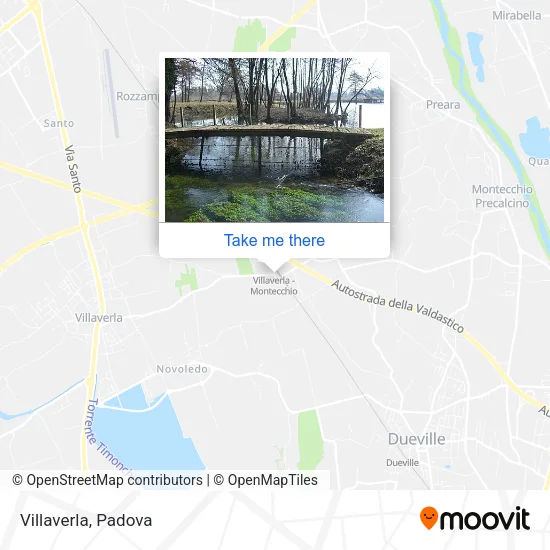 Villaverla map