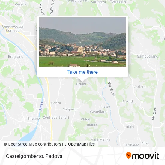 Castelgomberto map