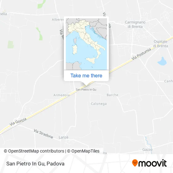 San Pietro In Gu map