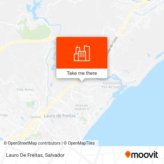Lauro De Freitas map