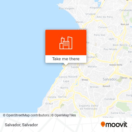 Salvador map