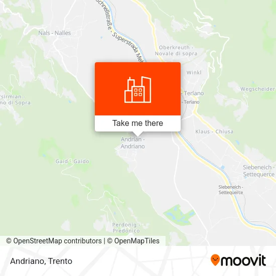 Andriano map