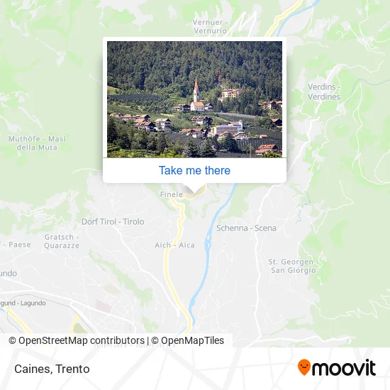 Caines map
