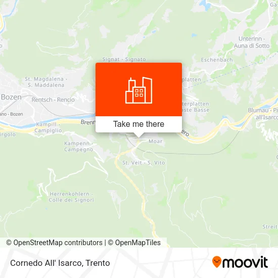 Cornedo All' Isarco map