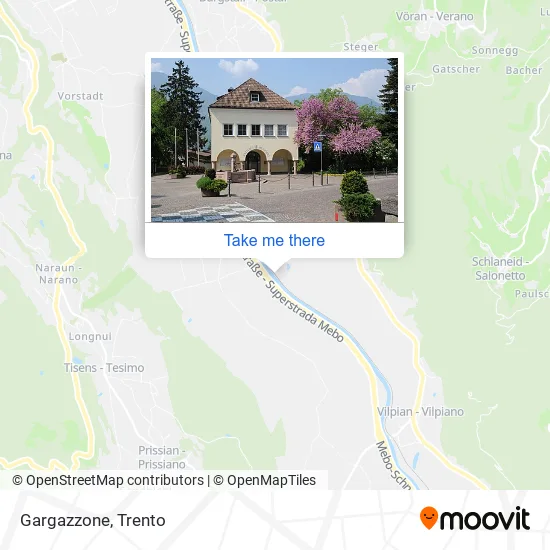 Gargazzone map