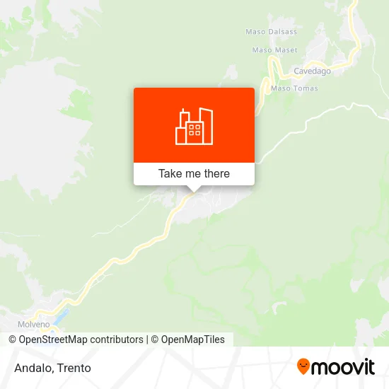 Andalo map