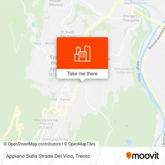Appiano Sulla Strada Del Vino map