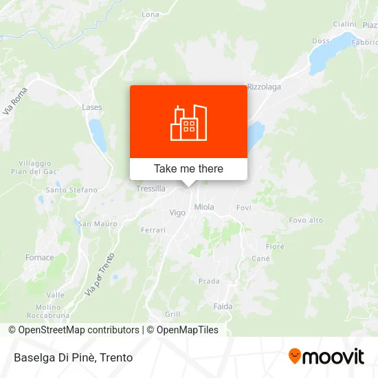 Baselga Di Pinè map
