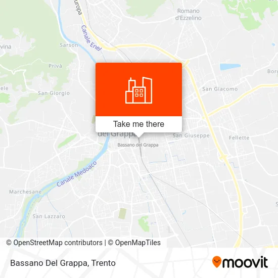 Bassano Del Grappa map