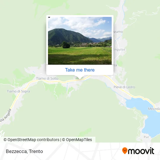 Bezzecca map