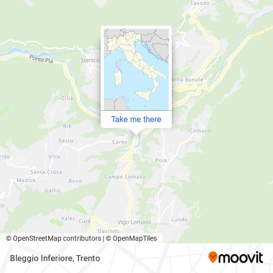 Bleggio Inferiore map