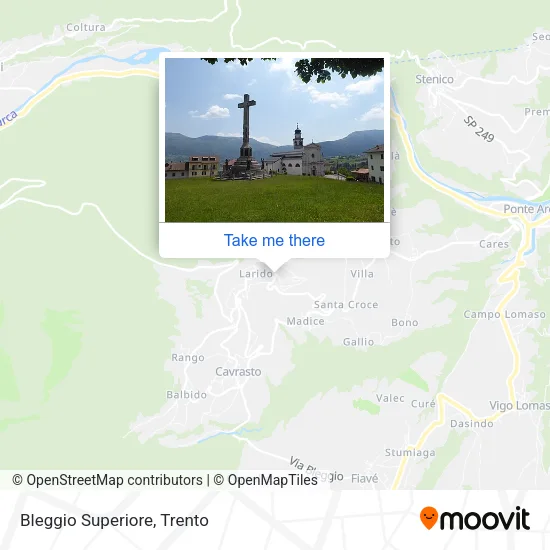 Bleggio Superiore map