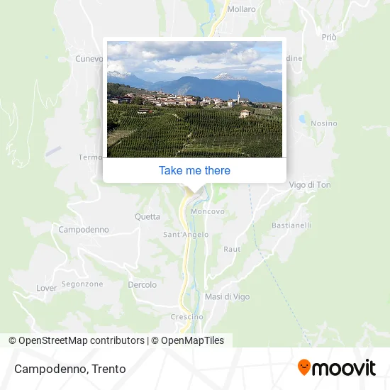 Campodenno map