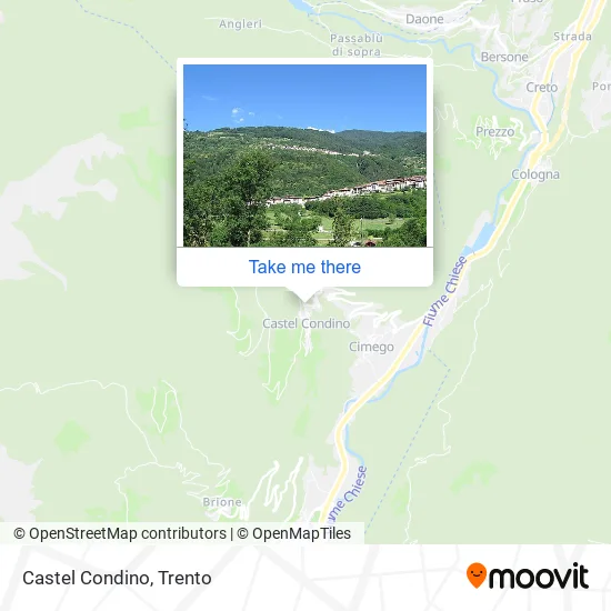 Castel Condino map