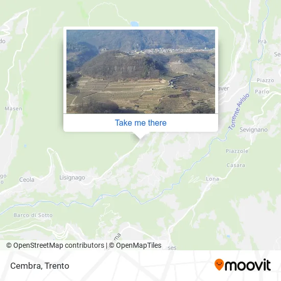 Cembra map