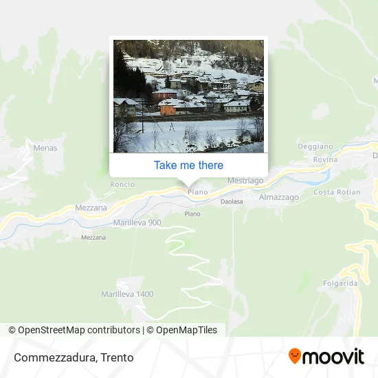 Commezzadura map