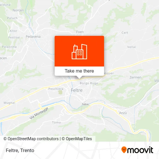 Feltre map