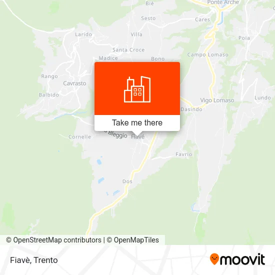 Fiavè map