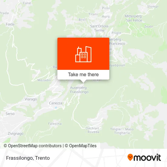 Frassilongo map