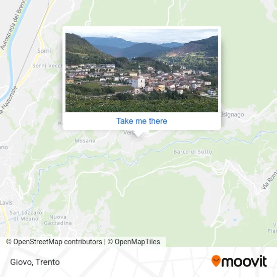 Giovo map