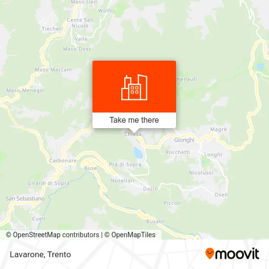 Lavarone map