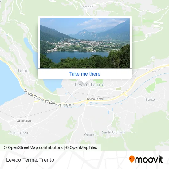 Levico Terme map