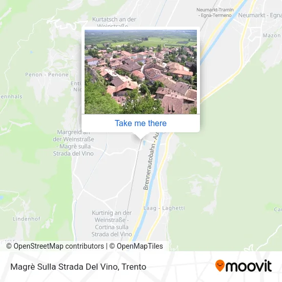 Magrè Sulla Strada Del Vino map