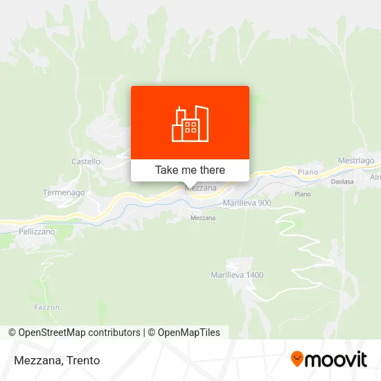 Mezzana map