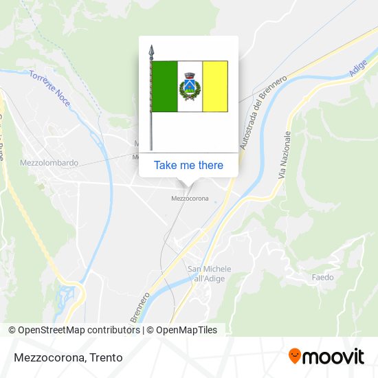 Mezzocorona map