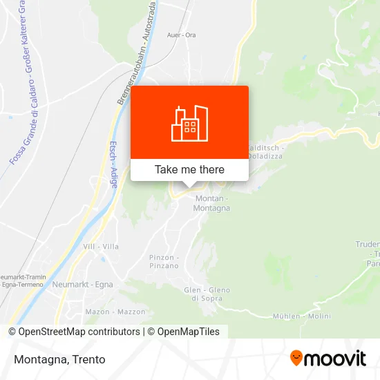 Montagna map